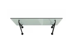 Glaszentrum Hagen V 180x90 cm Glasvordach inkl. Halter Ral7016 Klarglas