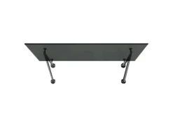 Glaszentrum Hagen V 120x90 cm Glasvordach inkl. Halter Ral7016 Grauglas