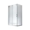 Glaszentrum Hagen 120x80x195cm Aphrodite Duschkabine inkl. Duschtasse