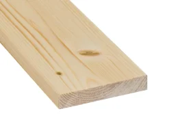 Glattkantbrett Fichte/Tanne gehobelt gefast 18 mm x 95 mm x 3000 mm