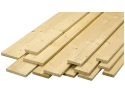 Glattkantbrett Fichte/Tanne gehobelt gefast 19 mm x 174 mm x 2000 mm