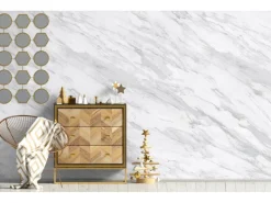 Grosfillex Wandpaneele Element 3D Optik Marbre Volakas 260 cm x 37,5 cm