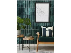 Grosfillex Wandpaneele Element 3D Optik Vertical Tiles Lagoon 260 cm x 37,5 cm