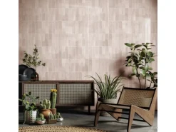 Grosfillex Wandpaneele Element 3D Optik Vertical Tiles Rose 260 cm x 37,5 cm