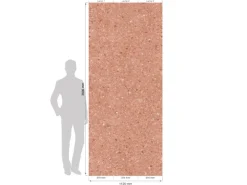 Grosfillex Wandpaneele Element 3D Optik New Terrazzo Rose 260 cm x 37,5 cm