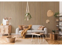 Grosfillex Wandverkleidung Element 3D Optik Linio 260 cm x 37,5 cm Bamboo