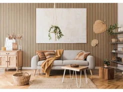 Grosfillex Wandverkleidung Element 3D Optik Linio 260 cm x 37,5 cm Bamboo