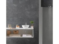 Grosfillex Wandverkleidung Element Compact Beton Anthrazit 120 cm x 37,5 cm