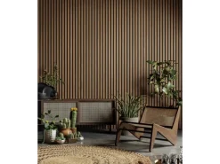 Grosfillex Wandverkleidung Element 3D Optik Linio 260 cm x 37,5 cm Light Oak