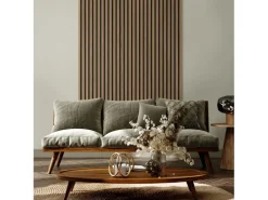 Grosfillex Wandverkleidung Element 3D Optik Linio 260 cm x 37,5 cm Light Oak