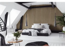 Grosfillex Wandverkleidung Element 3D Optik Linio 260 cm x 37,5 cm Light Oak