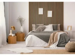 Grosfillex Wandverkleidung Element 3D Optik Linio 260 cm x 37,5 cm Light Oak