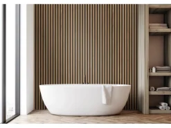 Grosfillex Wandverkleidung Element 3D Optik Linio 260 cm x 37,5 cm Light Oak