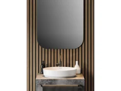 Grosfillex Wandverkleidung Element 3D Optik Linio 260 cm x 37,5 cm Light Oak