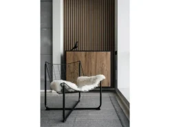 Grosfillex Wandverkleidung Element 3D Optik Linio 260 cm x 37,5 cm Walnut