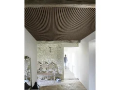 Grosfillex Wandverkleidung Element 3D Optik Linio 260 cm x 37,5 cm Walnut