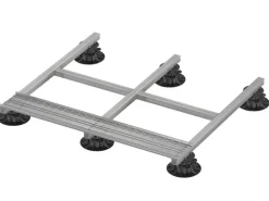 GS Terrassen Unterrinne für Rinne Proside 100 mm x 20 mm x 2.000 mm Alu Blank