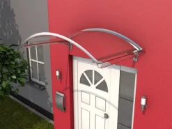 Gutta Bogenvordach BV Secco Klar 32 cm x 150 cm x 90 cm