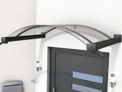Gutta Bogenvordach BV/B 160 Anthrazit 160 cm x 90 cm x 25 cm