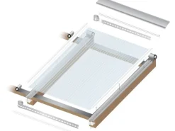 Gutta Hohlkammerplatte 16 mm transparent 300 cm x 98 cm