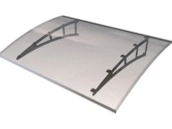 Gutta Pultvordach PT/PC Anthrazit/Klar 140 cm x 98 cm x 25 cm