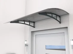 Gutta Pultvordach PT/PC Anthrazit/Klar 140 cm x 98 cm x 25 cm