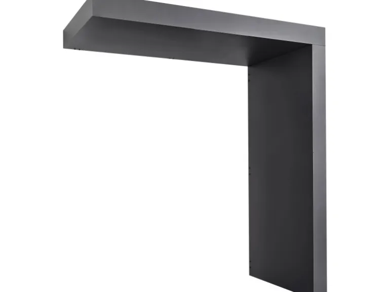 Gutta Rechteckvordach BS PLUS Anthrazit 200 x 90 cm Seite Rechts