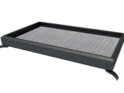 Gutta Rechteckvordach NM Aluminium Anthrazit 200 cm x 90 cm