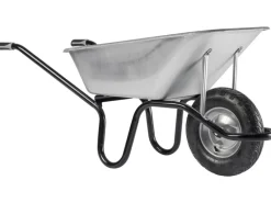 Haemmerlin Einrad-Schubkarre 120 l Muldenvolumen 200 kg Traglast verzinkt