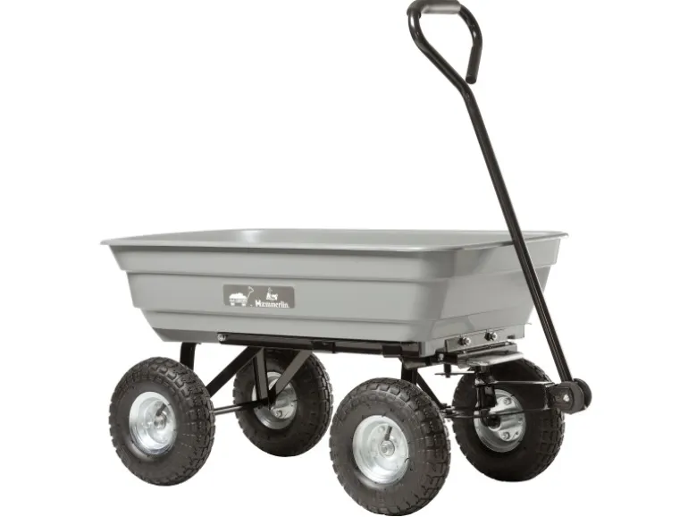 Haemmerlin Gartenwagen mit Kipper 4 x 4 Grau