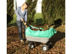 Haemmerlin Gartenwagen mit Kipper 4 x 4 Grau