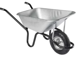 Haemmerlin Schubkarre Aktiv Excellium 120 l Tiefmulde Luftrad Verzinkt