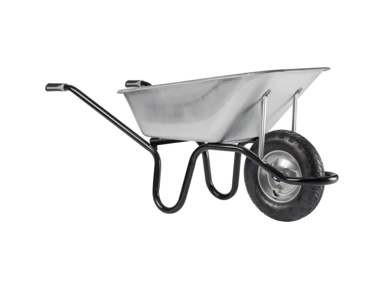 Haemmerlin Schubkarre Aktiv Excellium 120 l Tiefmulde Luftrad Verzinkt