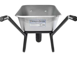 Haemmerlin Schubkarre Aktiv Excellium 120 l Tiefmulde Luftrad Verzinkt