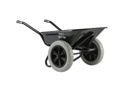 Haemmerlin Schubkarre Aktiv Excellium Twin 100 l Pu-Räder Lackiert