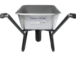 Haemmerlin Schubkarre Bau Plus 120 l Luftrad Verzinkt