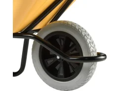 Haemmerlin Schubkarre Bau Plus 100 l PU-Rad Lackiert