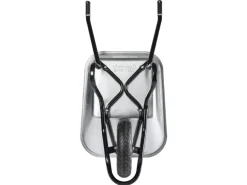 Haemmerlin Schubkarre Bau Plus 100 l Luftrad Verzinkt