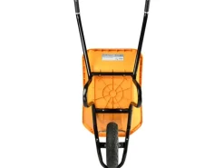 Haemmerlin Schubkarre Pick Up 110 l Gelb Kunststoffmulde Luftrad