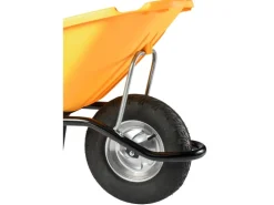 Haemmerlin Schubkarre Pick Up 110 l Gelb Kunststoffmulde Luftrad