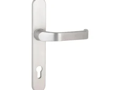 Halbgarnitur Langschild für Kunststofftüren Innen Weiß