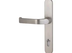 Halbgarnitur Langschild für Kunststofftüren Innen Weiß