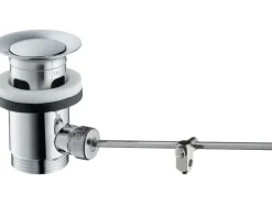 Hansgrohe Ablaufgarnitur mit Zugstange für Waschtisch- und Bidetmischer Chrom