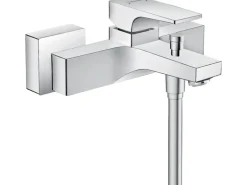 Hansgrohe Einhebel-Wannenarmatur Metropol Aufputz mit Hebelgriff Chrom