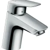 Hansgrohe Einhebel-Waschbeckenarmatur Logis 70 mm mit Push-Open Ablaufgarnitur