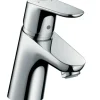 Hansgrohe Einhebel-Waschbeckenarmatur Focus 70 mm mit Zugstangen-Ablaufg. Chrom