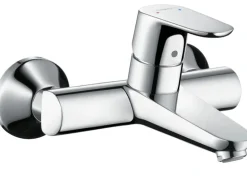 Hansgrohe Einhebel-Waschtischmischer Focus Aufputz für Wandmontage Chrom