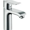 Hansgrohe Einhebel-Waschtischmischer Metris 110 LowFlow ohne Ablaufgarnitur Chr.