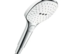 Hansgrohe Raindance Select E Handbrause 120 3jet EcoSmart Weiß-Chrom