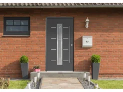 Haustür Thermospace Milano Prime 100 cm x 210 cm Anthrazit Anschlag R